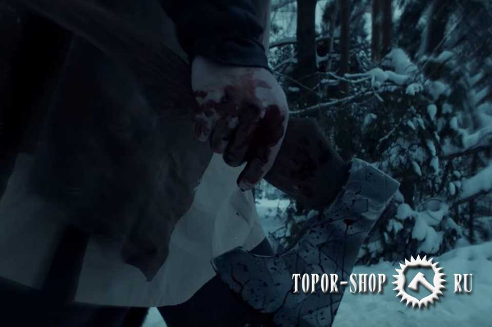 Топоры от Topor Shop в клипе Nytt Land-Svartravn